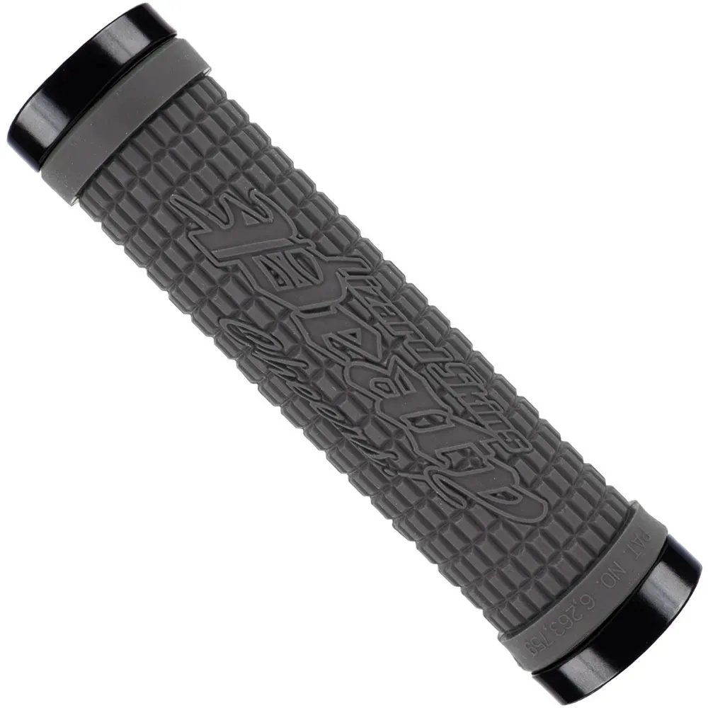 uPRISE Bikes Lizard Skins Peaty Dual Clamp MTB Lock On Grips - Graphite | Price match, 365 day return s, 18-Month Warranty, Finance Available & Free UK Delivery
